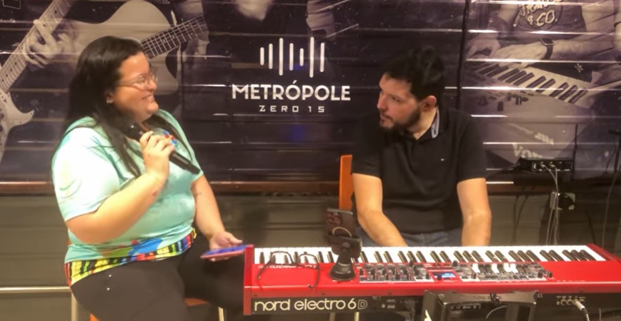 imagem da notícia: Música e heroísmo: doadora transforma experiência em canção para seu receptor